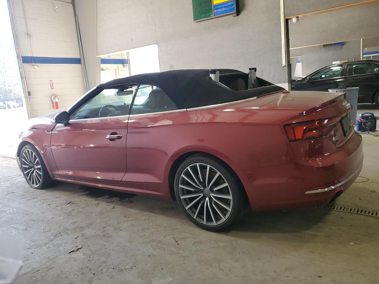 2018 Audi A5 VIN WAUYNGF53JN010331 Copart auction photo, front end / undercarriage damage thumbnail 2