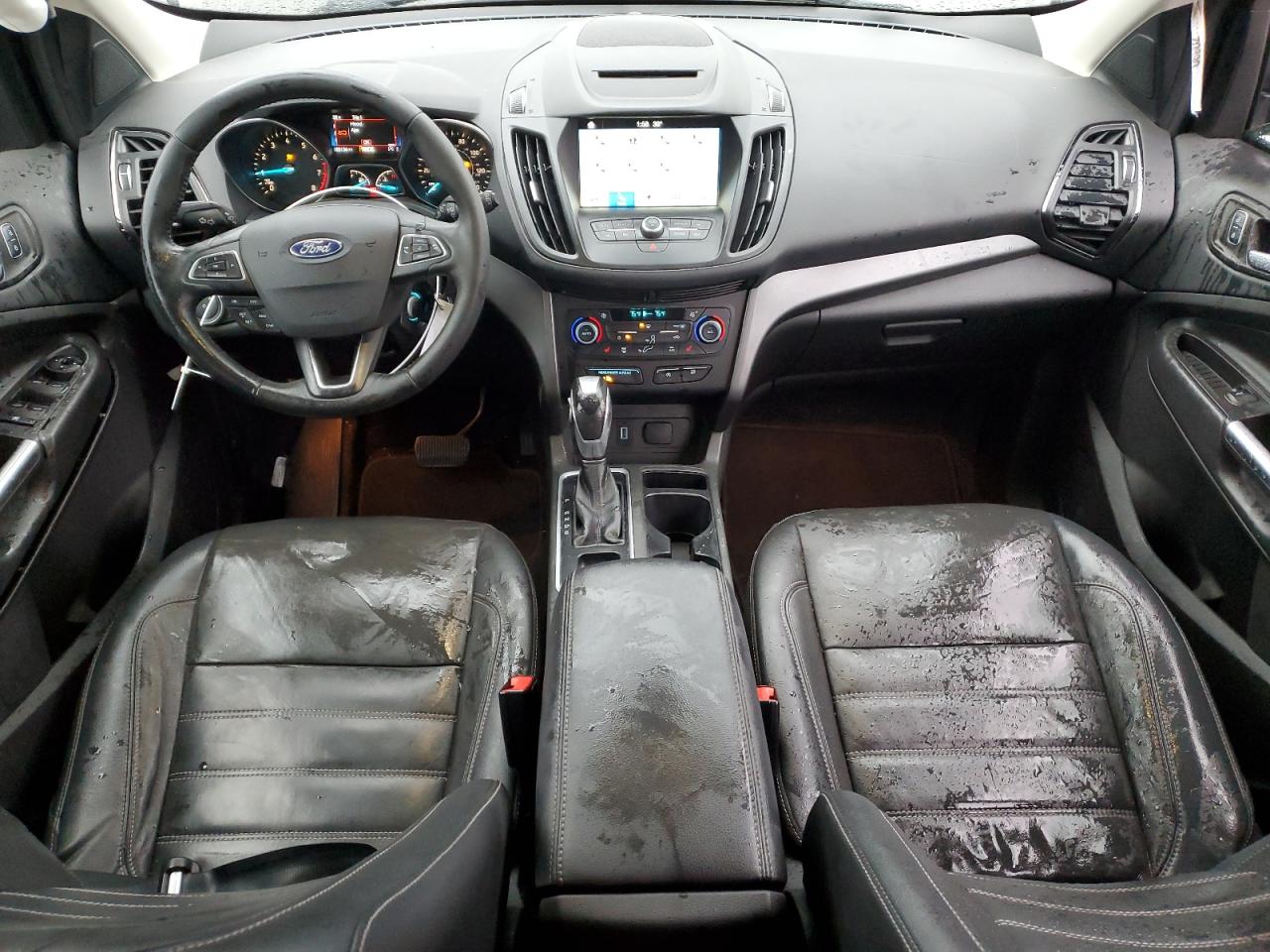 2018 Ford Escape VIN 1FMCU9HD2JUB44992 Copart auction photo, side / undercarriage damage thumbnail 8