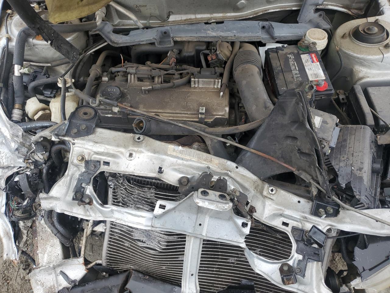 2003 Mitsubishi Galant VIN 4A3AA46G33E144482 Copart auction photo, front end damage thumbnail 12