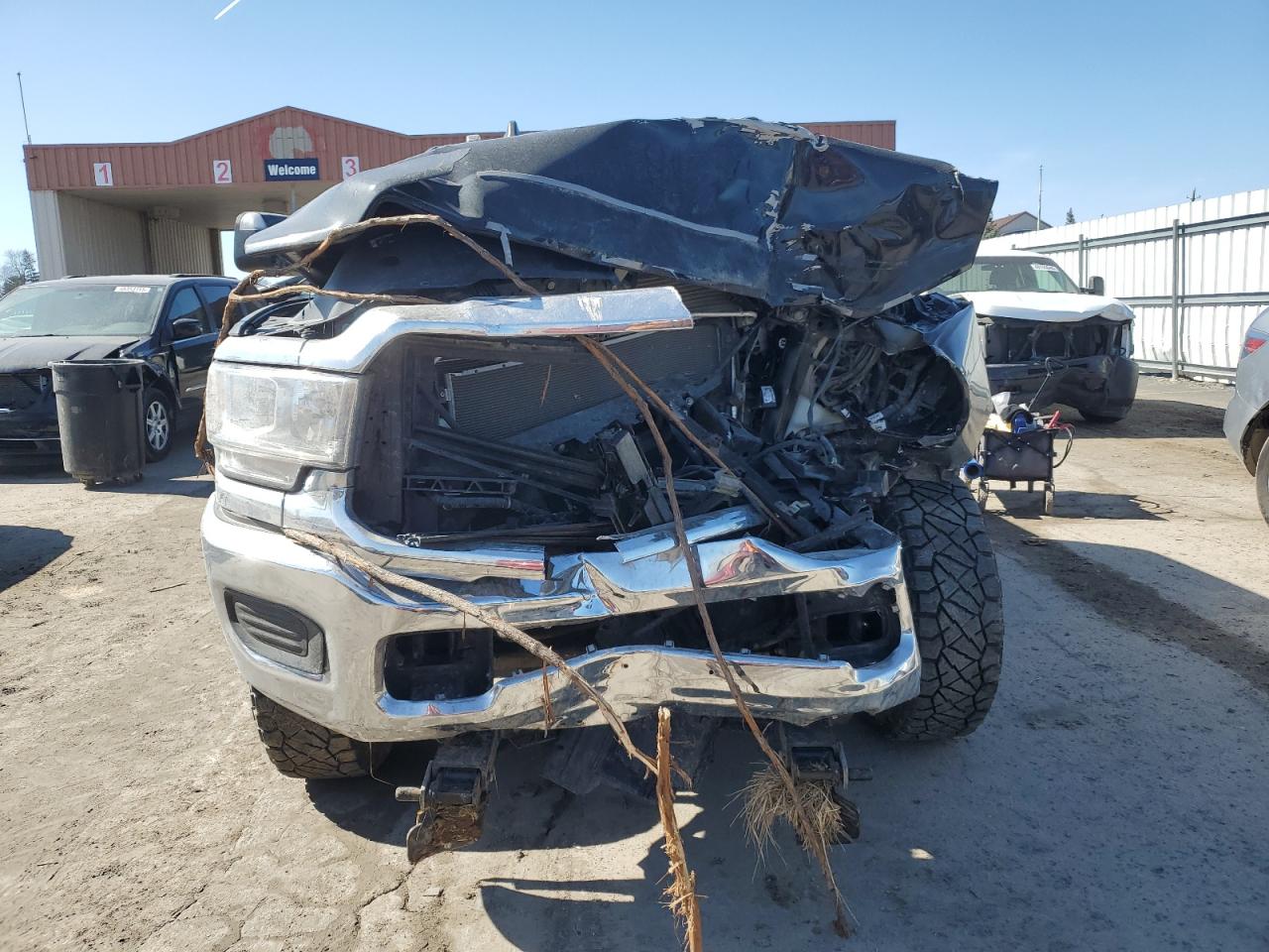 2021 RAM 2500 VIN 3C6UR5CJ4MG671740 Copart auction photo, all over damage thumbnail 5