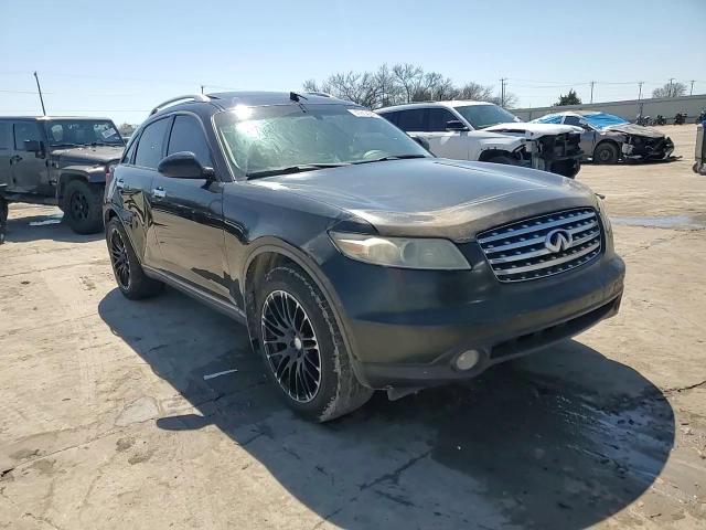 2004 Infiniti FX VIN JNRAS08U34X107451 Copart auction photo, side / minor dent/scratches damage thumbnail 12