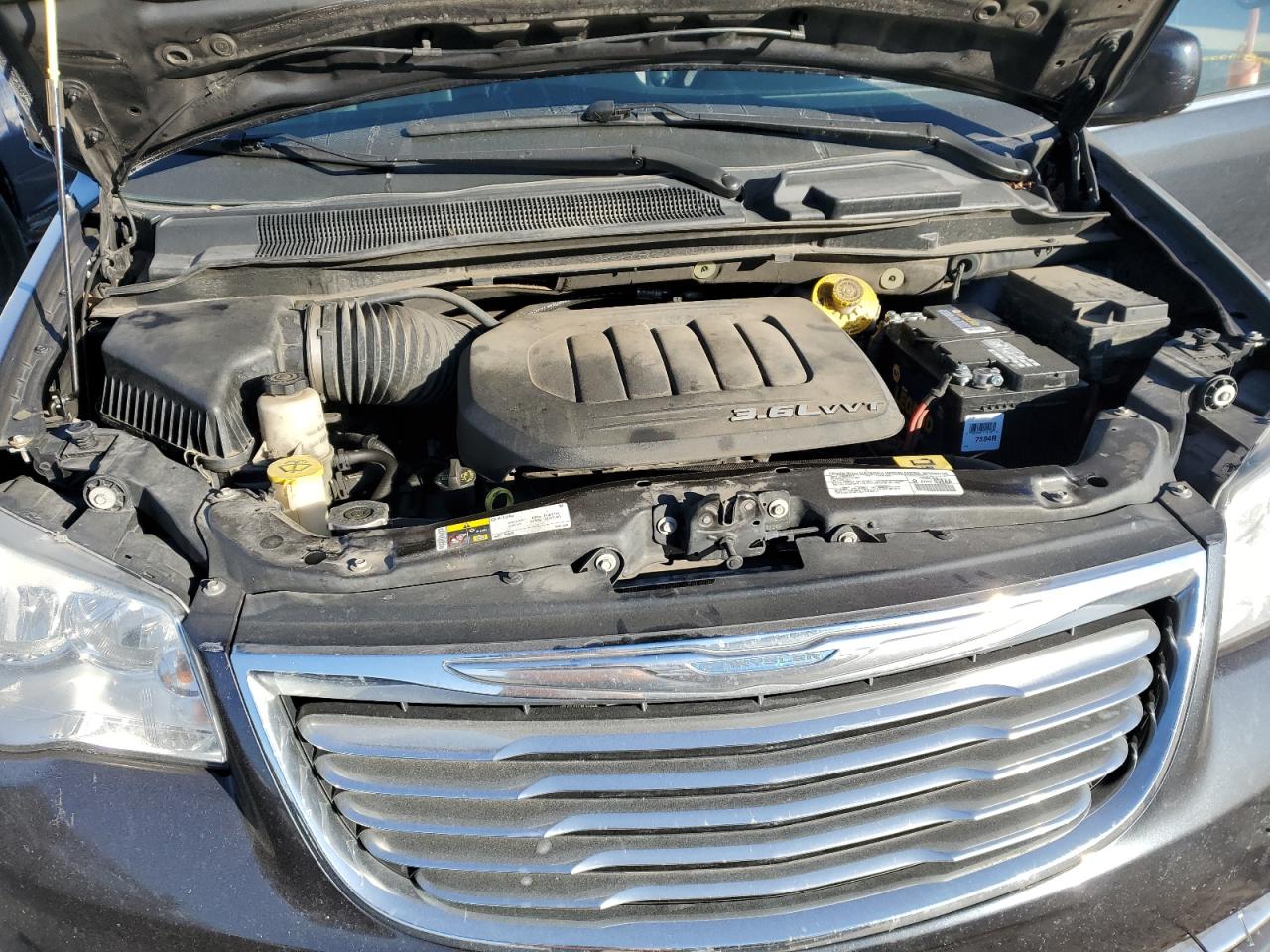 2014 Chrysler Town & Country VIN 2C4RC1BGXER394506 Copart auction photo, all over damage thumbnail 11