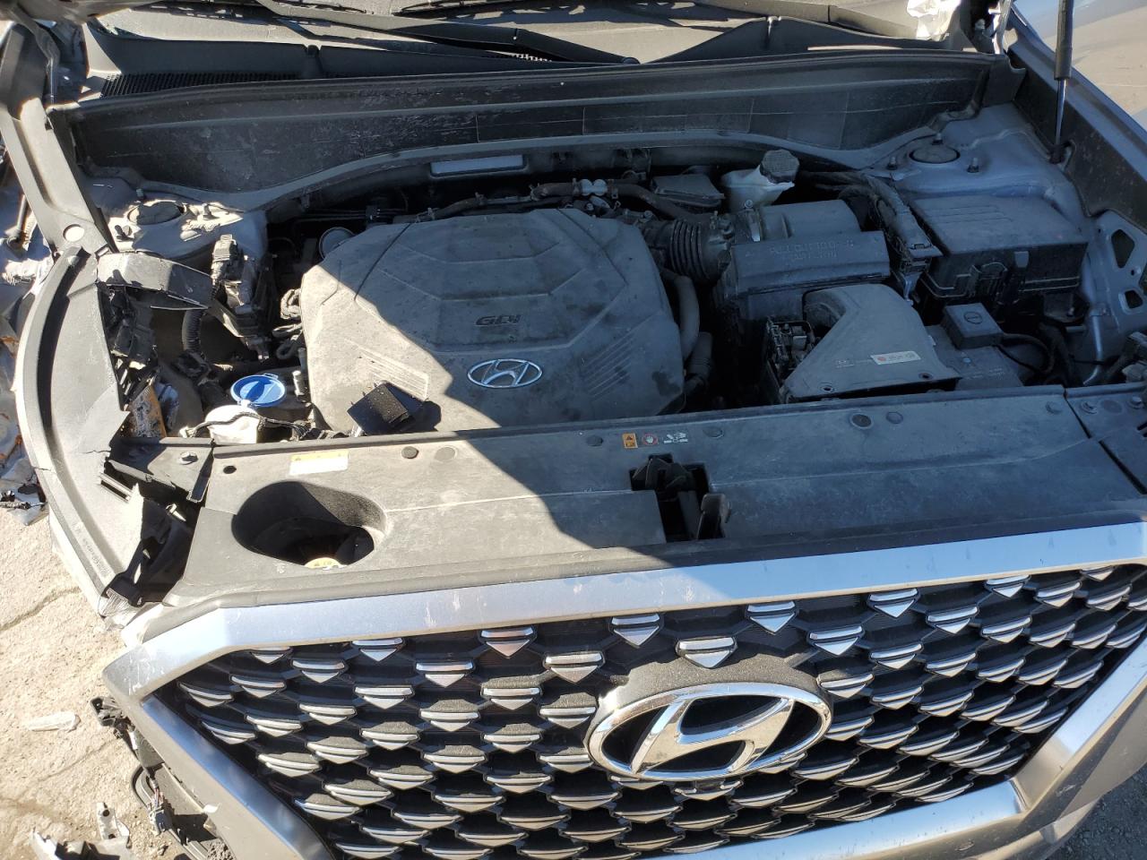 2021 Hyundai Palisade VIN KM8R7DHE7MU327564 Copart auction photo, front end / side damage thumbnail 12