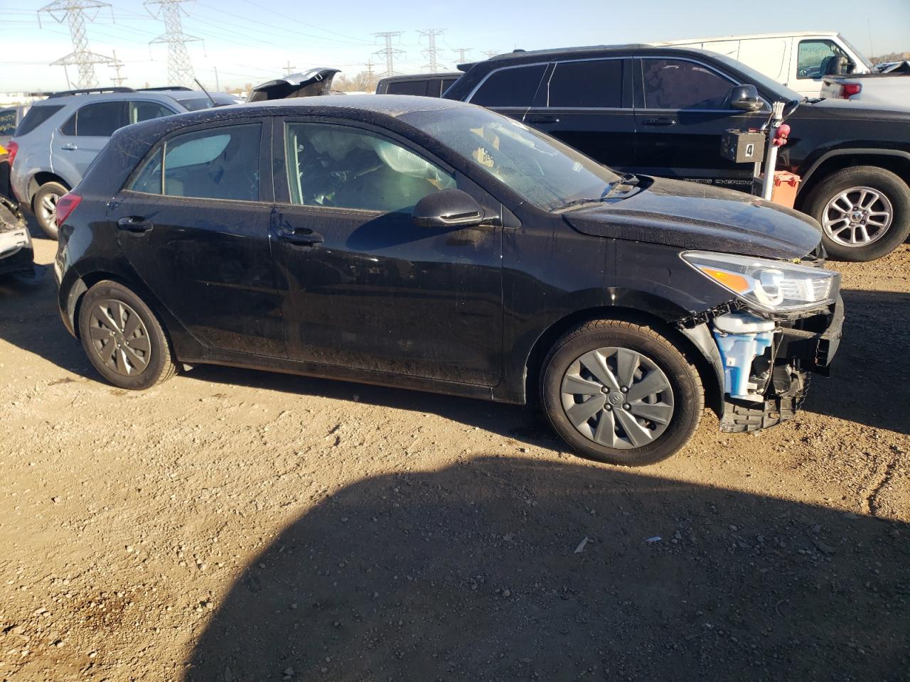 2019 KIA Rio VIN 3KPA25AB5KE214682 Copart auction photo, front end damage thumbnail 4