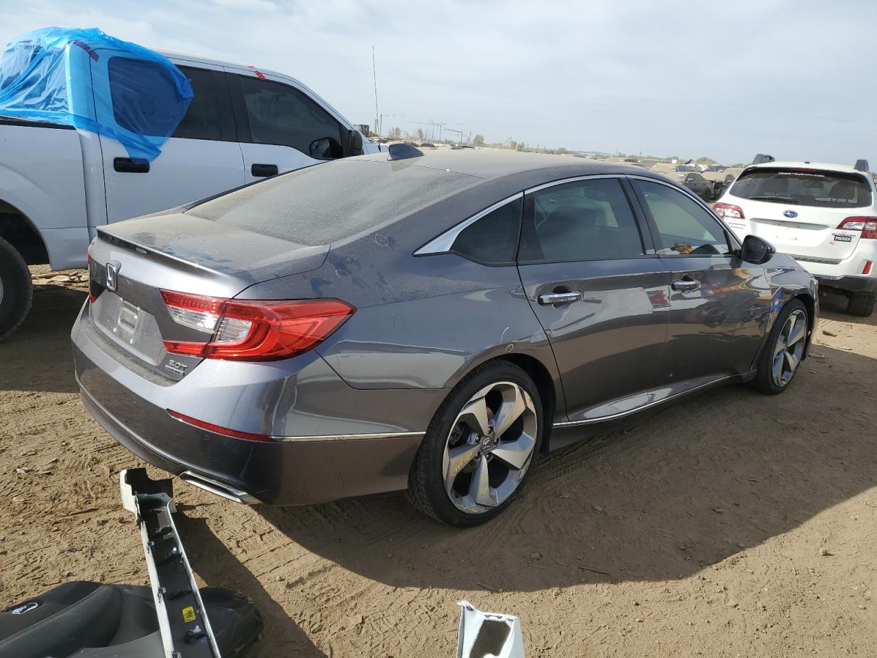 2018 Honda Accord VIN 1HGCV2F95JA044802 Copart auction photo, side damage thumbnail 3