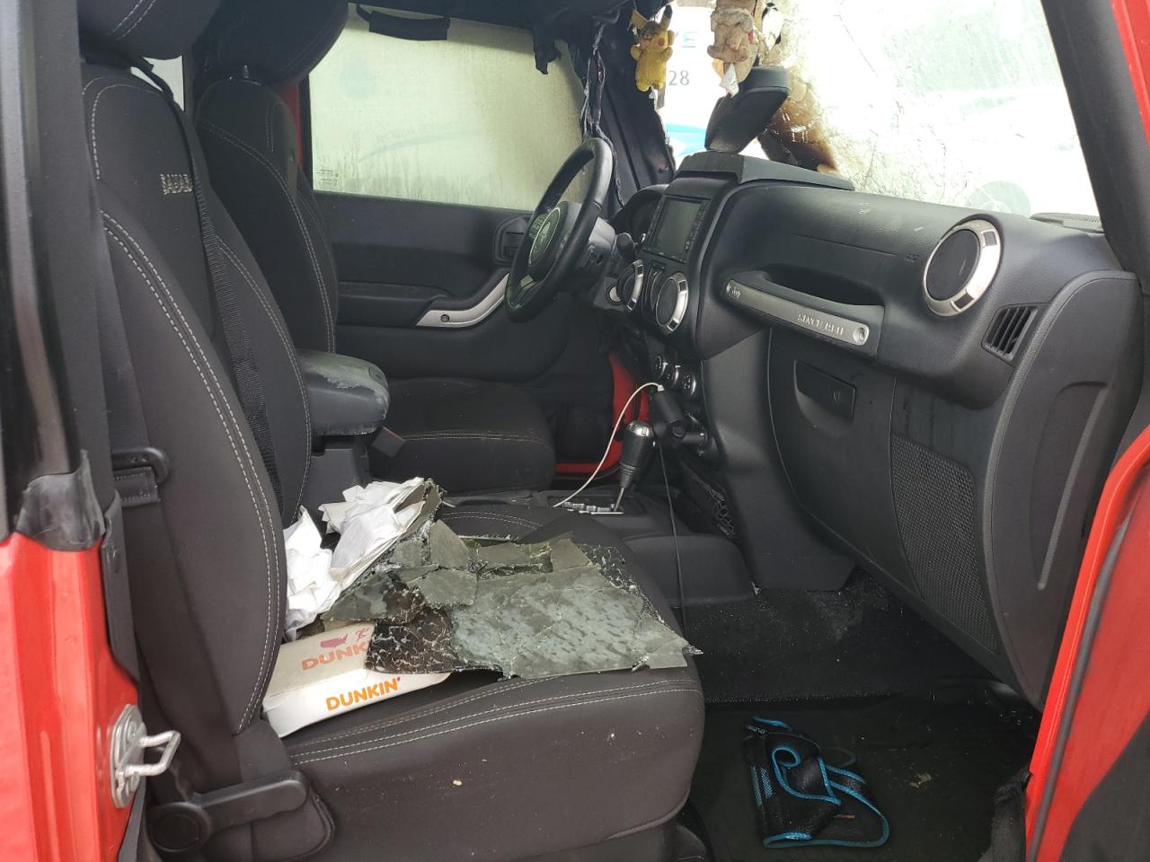 2017 Jeep Wrangler VIN 1C4GJWBG8HL617598 Copart auction photo, burn - engine / burn - interior damage thumbnail 8