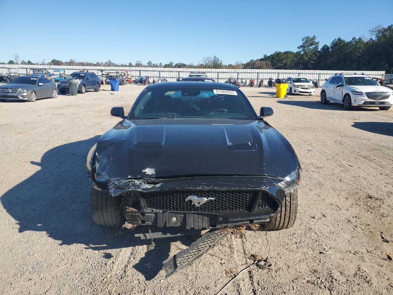 2021 Ford Mustang VIN 1FA6P8CF3M5110320 Copart auction photo, front end damage thumbnail 5