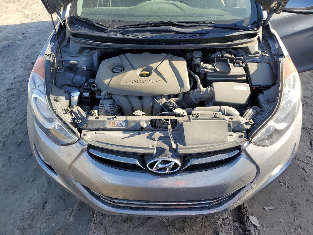 2012 Hyundai Elantra VIN KMHDH4AE1CU265207 Copart auction photo, rear end damage thumbnail 11