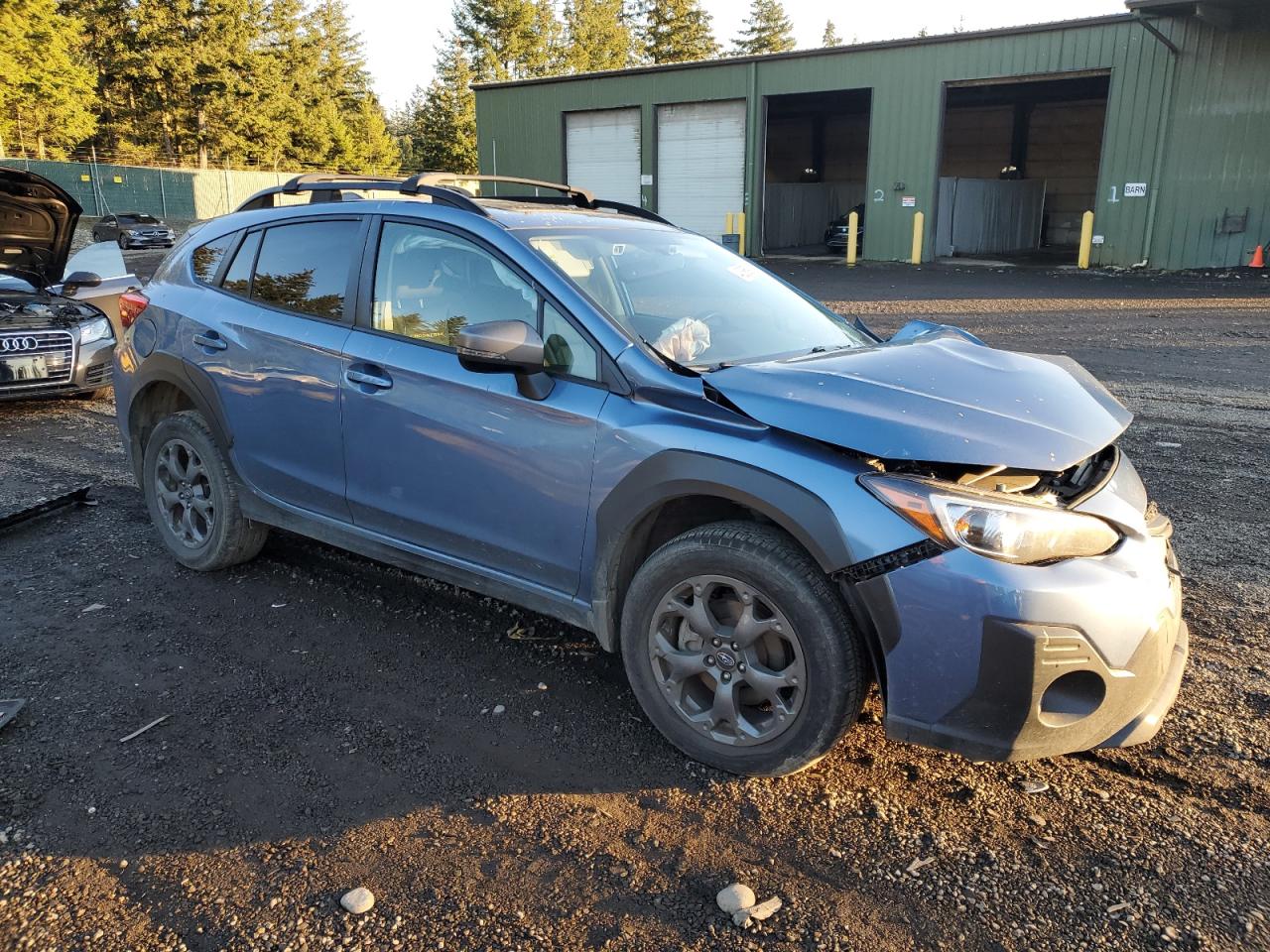 2021 Subaru XV VIN JF2GTHSC9MH665435 Copart auction photo, front end damage thumbnail 4