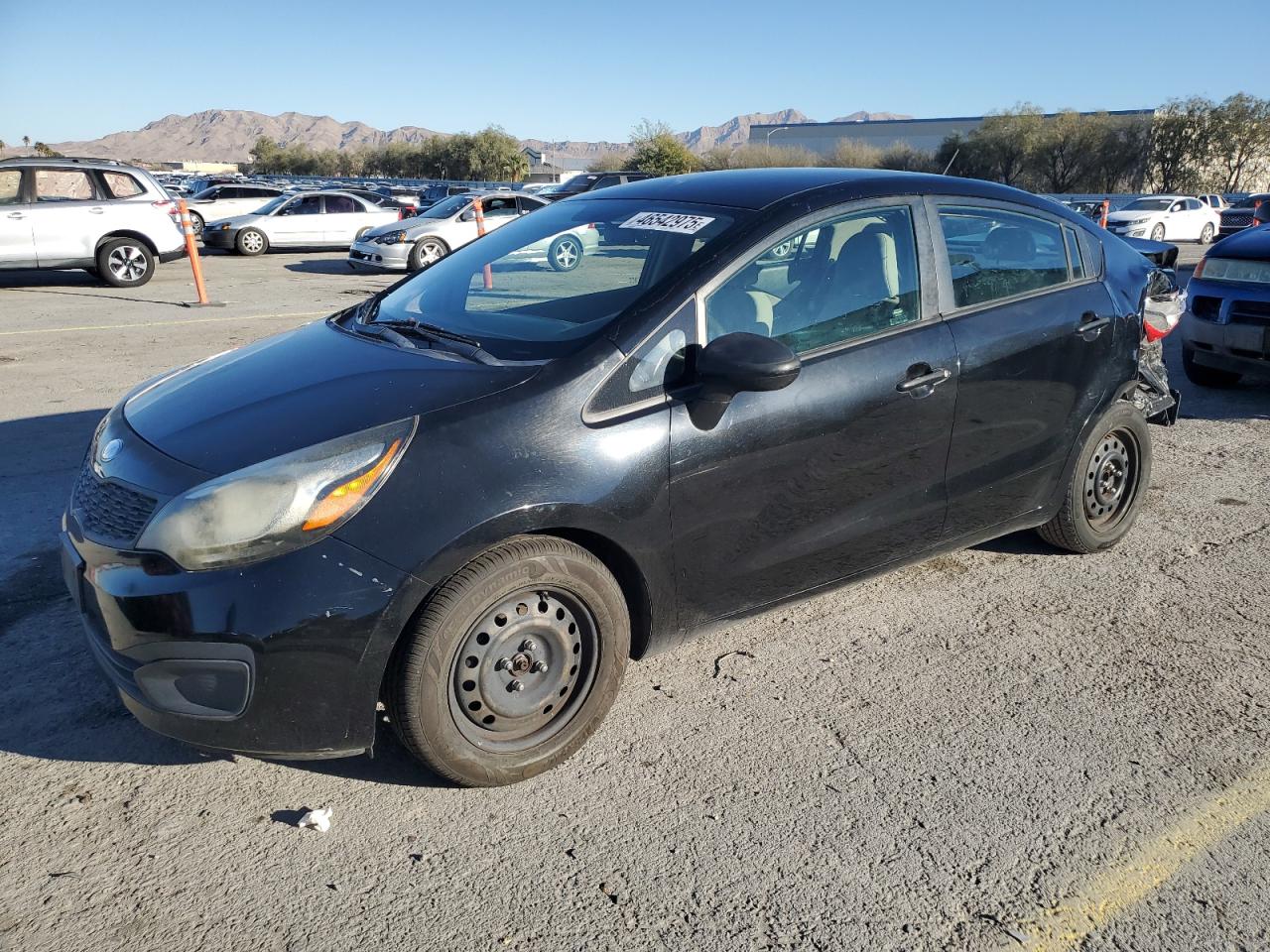 2013 KIA Rio VIN KNADM4A38D6256604