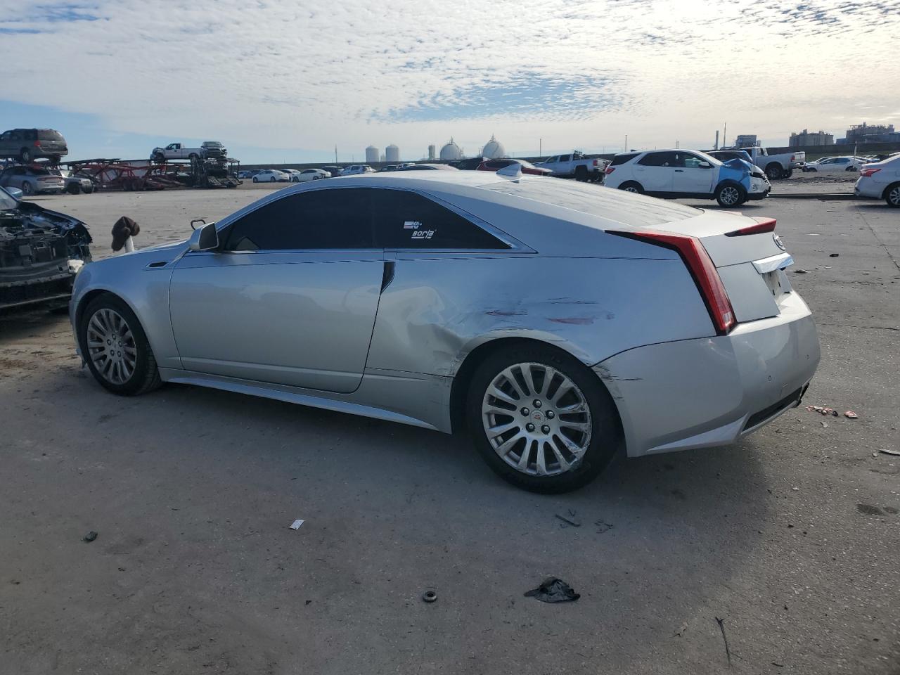 2011 Cadillac CTS VIN 1G6DJ1EDXB0122211 Copart auction photo, side / rear end damage thumbnail 2