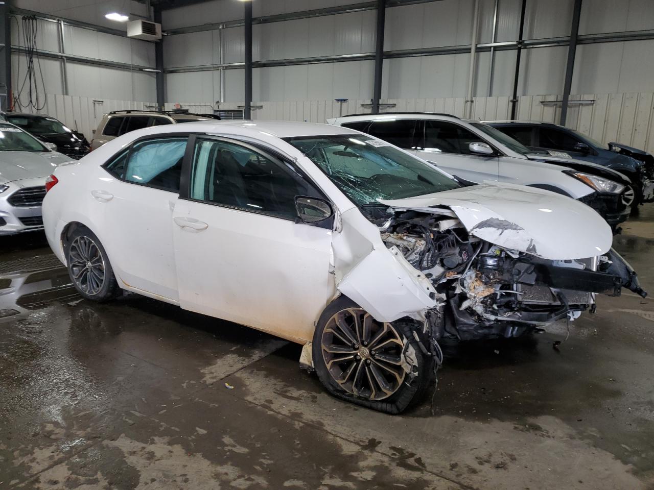 2015 Toyota Corolla VIN 2T1BURHE7FC278586 Copart auction photo, front end damage thumbnail 4