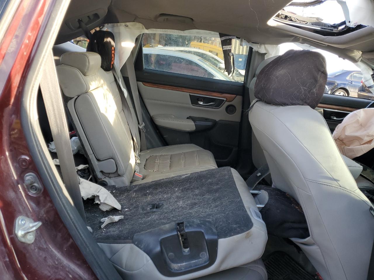 2019 Honda CR-V VIN 7FARW2H88KE051945 Copart auction photo, rollover damage thumbnail 10