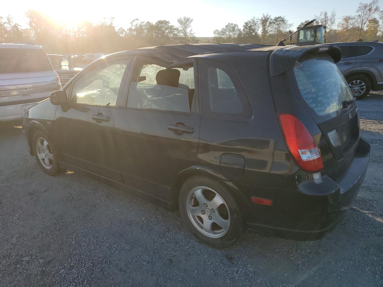 2004 Suzuki Aerio VIN JS2RC61H945252026 Copart auction photo, top/roof damage thumbnail 2