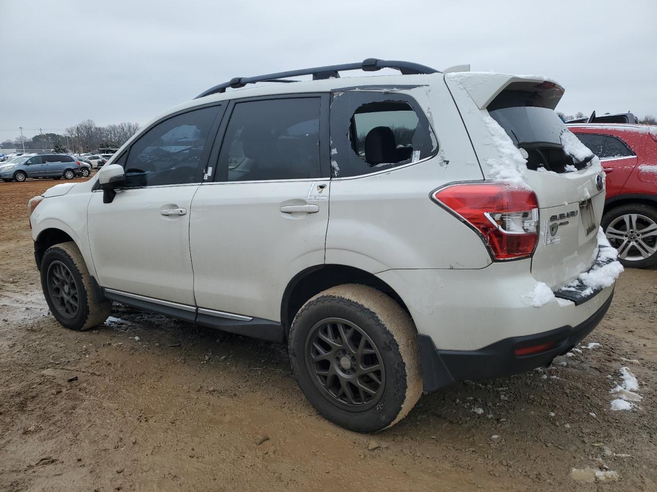 2016 Subaru Forester VIN JF2SJGXC1GH500101 Copart auction photo, front end / rear end damage thumbnail 2
