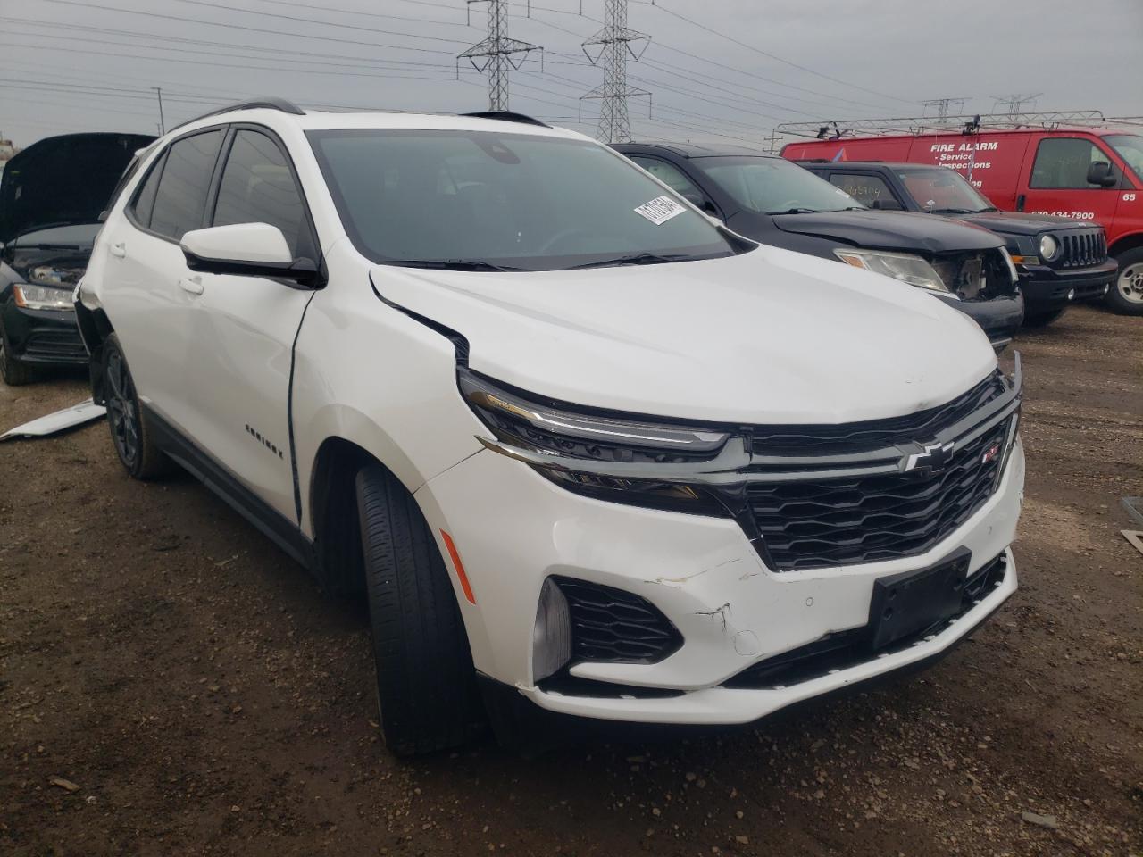 2022 Chevrolet Equinox VIN 3GNAXMEV0NS103907 Copart auction photo, rear end / front end damage thumbnail 4