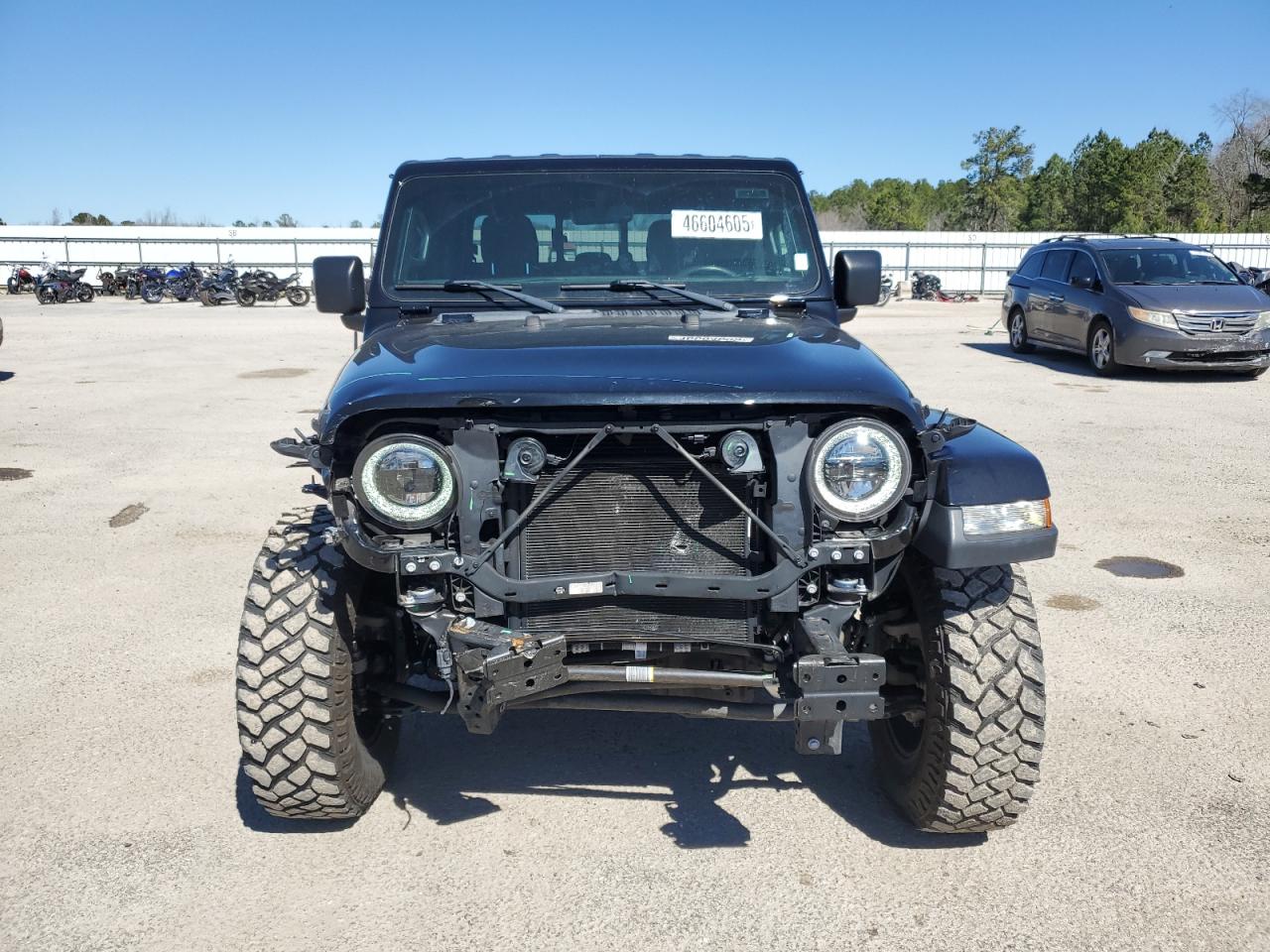 2021 Jeep Gladiator VIN 1C6HJTAG9ML592006 Copart auction photo, front end damage thumbnail 5