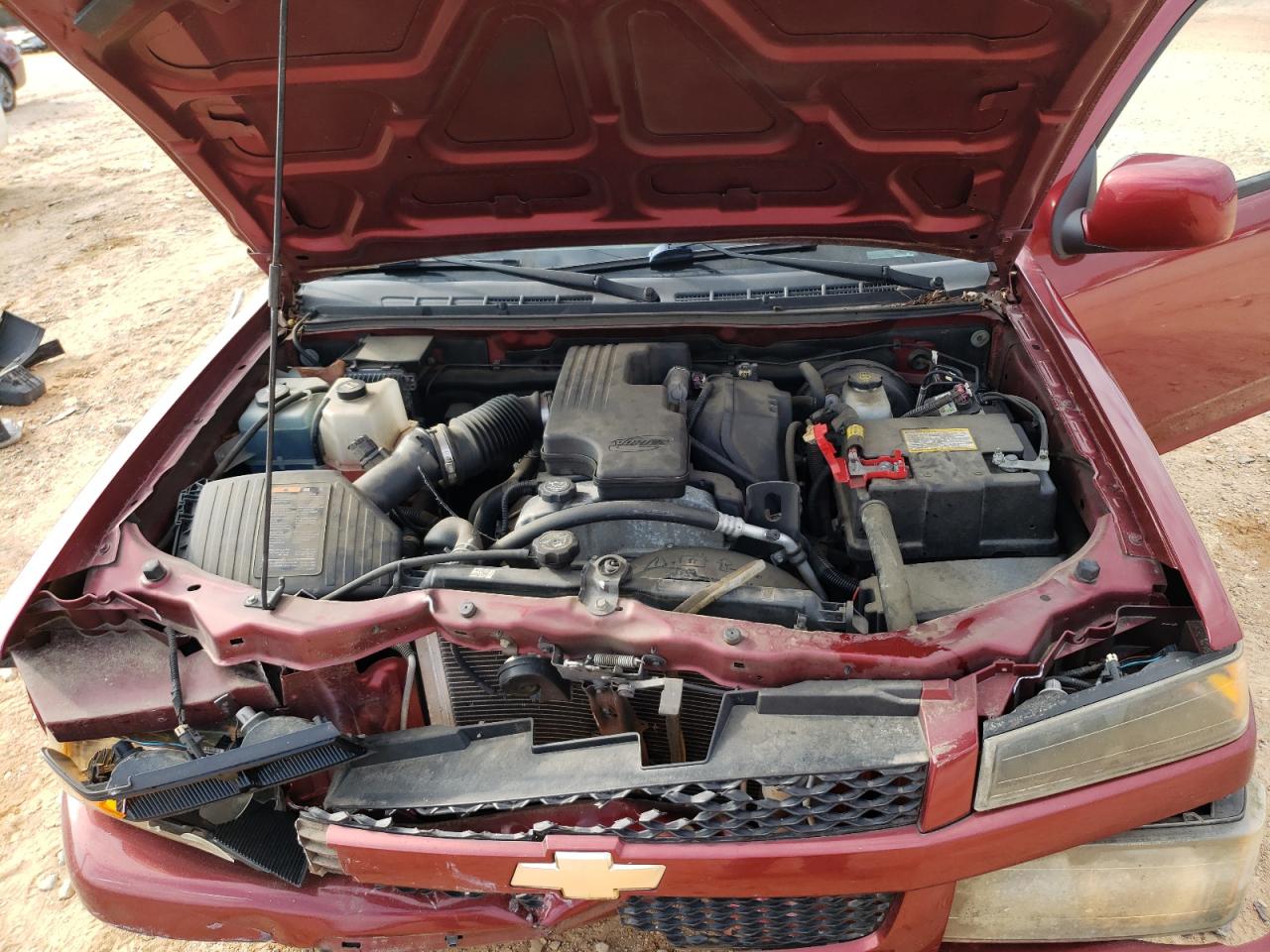 2010 Chevrolet Colorado VIN 1GCESCD97A8141631 Copart auction photo, front end / mechanical damage thumbnail 12