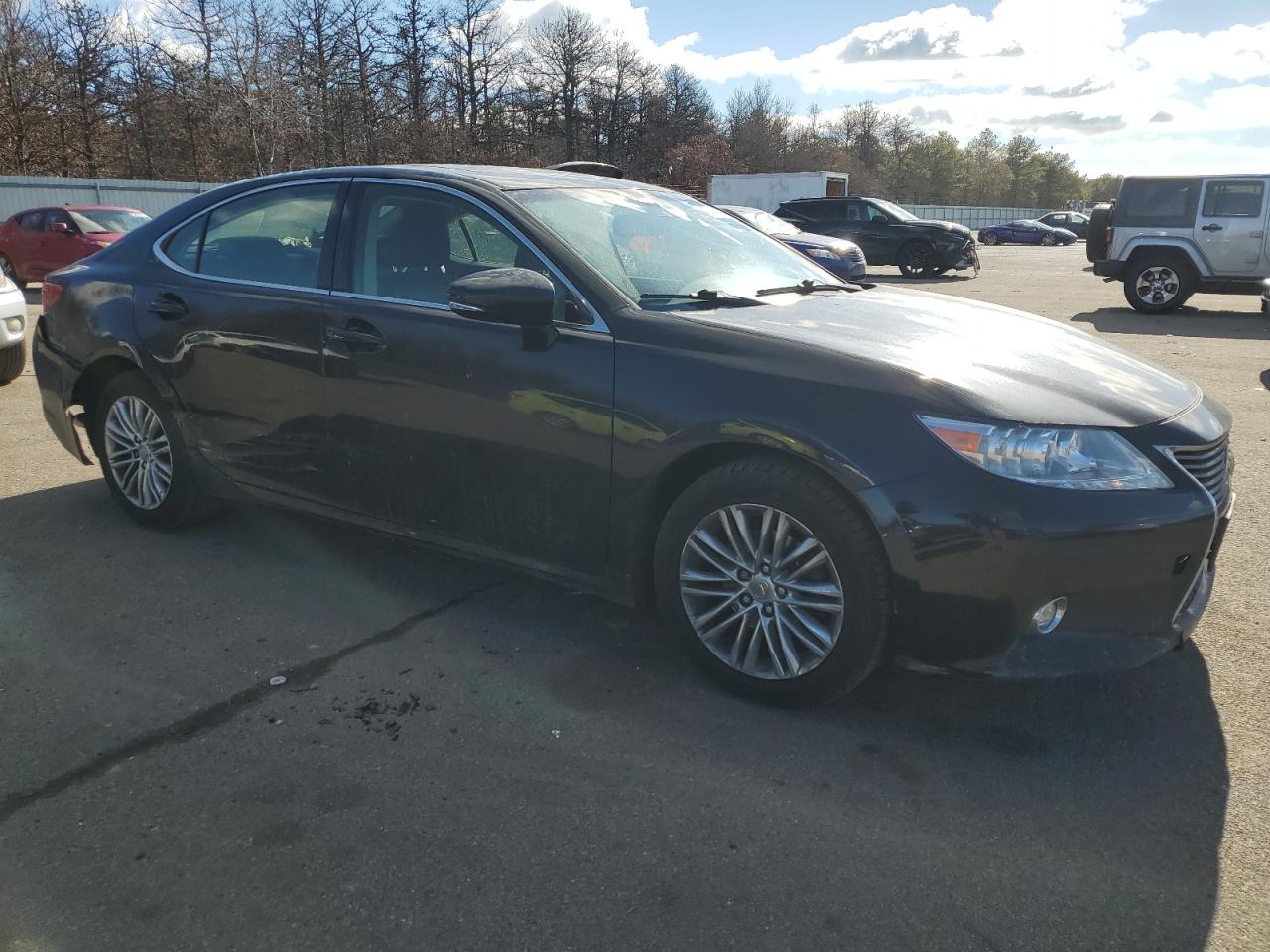 2015 Lexus ES VIN JTHBK1GG1F2195646 Copart auction photo, side / rear end damage thumbnail 4