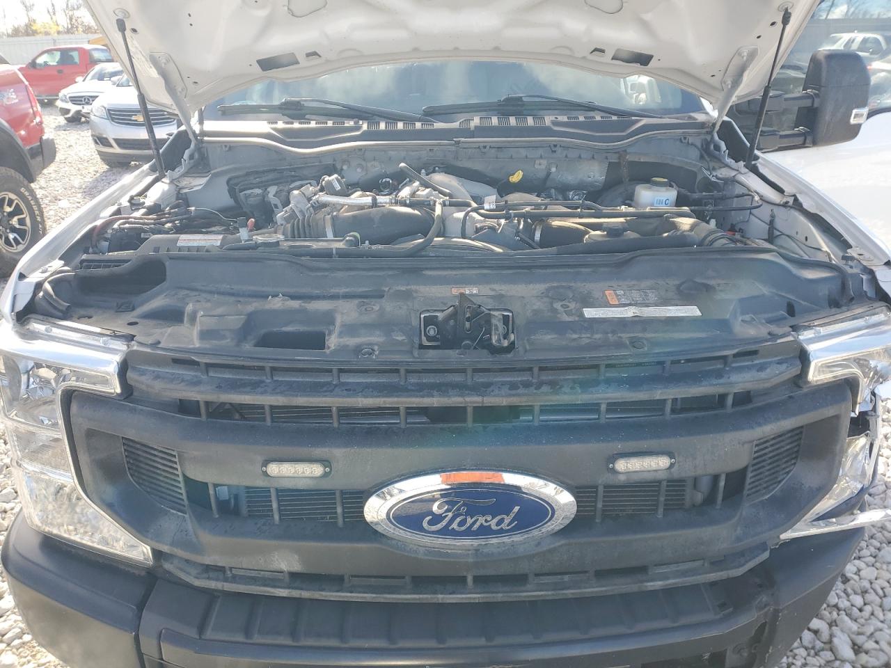 2022 Ford F350 VIN 1FT8W3BT5NEC14101 Copart auction photo, front end / side damage thumbnail 11