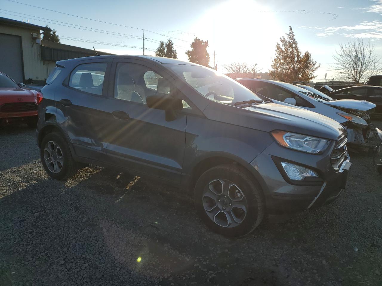 2018 Ford EcoSport VIN MAJ6P1SL7JC217019 Copart auction photo, side damage thumbnail 4