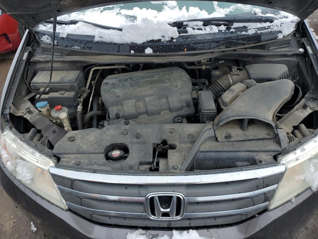 2012 Honda Odyssey VIN 5FNRL5H60CB057566 Copart auction photo, rear end damage thumbnail 13