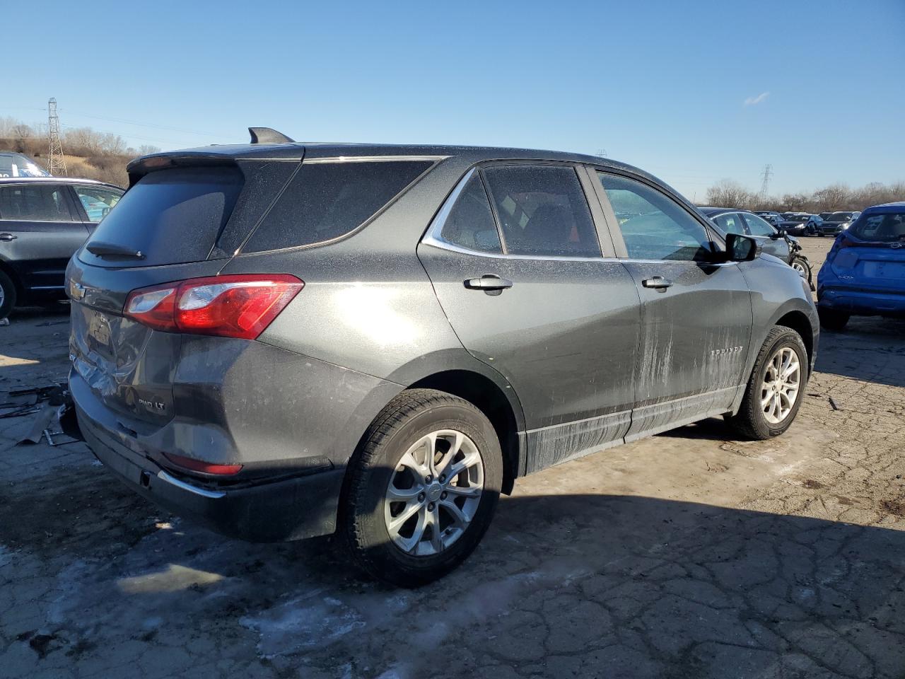 2021 Chevrolet Equinox VIN 3GNAXUEV8ML388283 Copart auction photo, rear end damage thumbnail 3