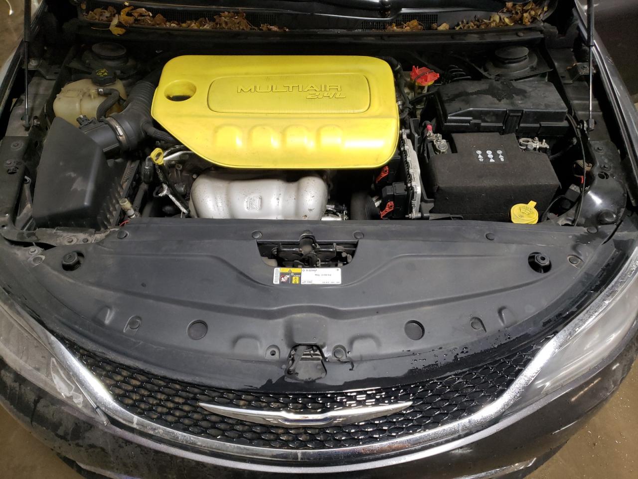 2015 Chrysler 200 VIN 1C3CCCAB3FN675203 Copart auction photo, front end / side damage thumbnail 11