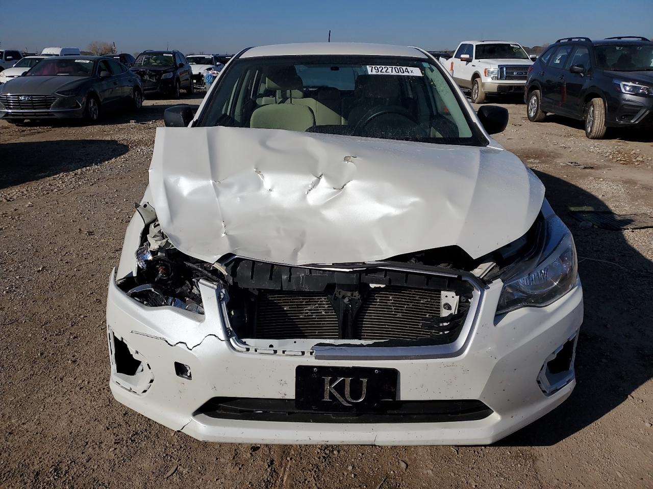 2014 Subaru Impreza VIN JF1GPAA62E8302665 Copart auction photo, front end damage thumbnail 5
