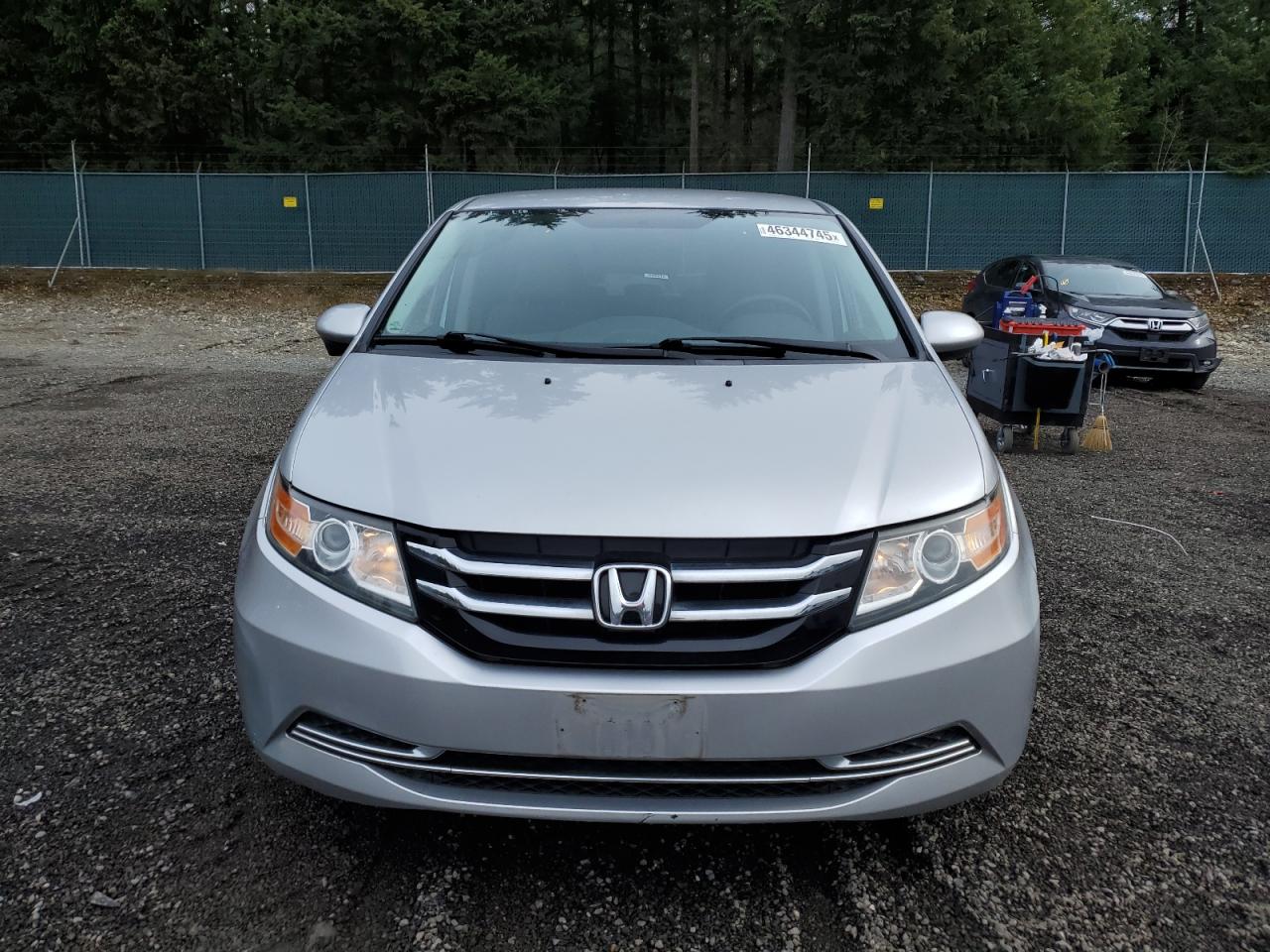 2014 Honda Odyssey VIN 5FNRL5H41EB065192 Copart auction photo, side damage thumbnail 5