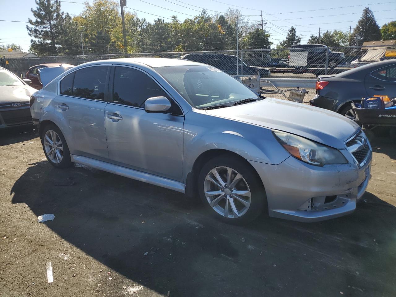2014 Subaru Legacy VIN 4S3BMBC68E3014095 Copart auction photo, rear end damage thumbnail 4