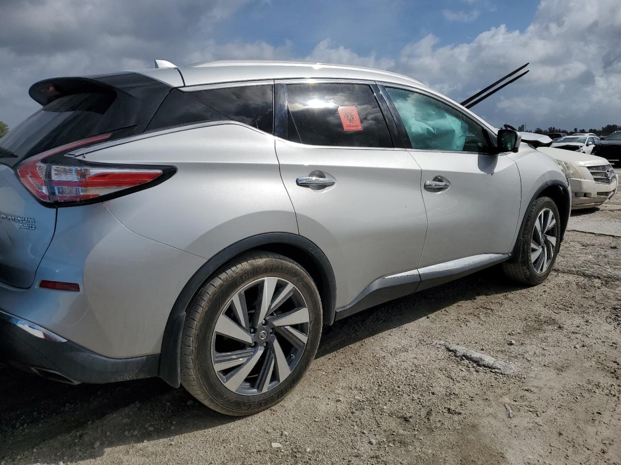 2016 Nissan Murano VIN 5N1AZ2MH7GN171455 Copart auction photo, front end / minor dent/scratches damage thumbnail 3