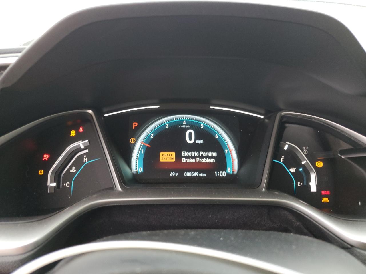 2017 Honda Civic VIN 19XFC2F79HE066731 Copart auction photo, front end / side damage thumbnail 9