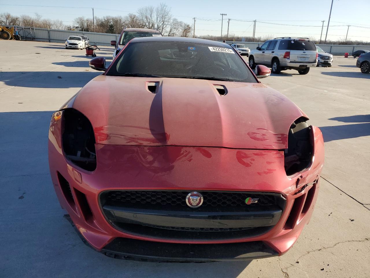 2016 Jaguar F-Type VIN SAJWB6BC9G8K27814 Copart auction photo, front end damage thumbnail 5