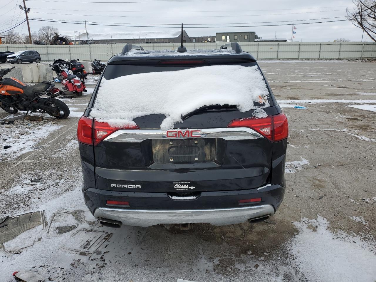 2017 GMC Acadia VIN 1GKKNPLS0HZ201828 Copart auction photo, front end / side damage thumbnail 6
