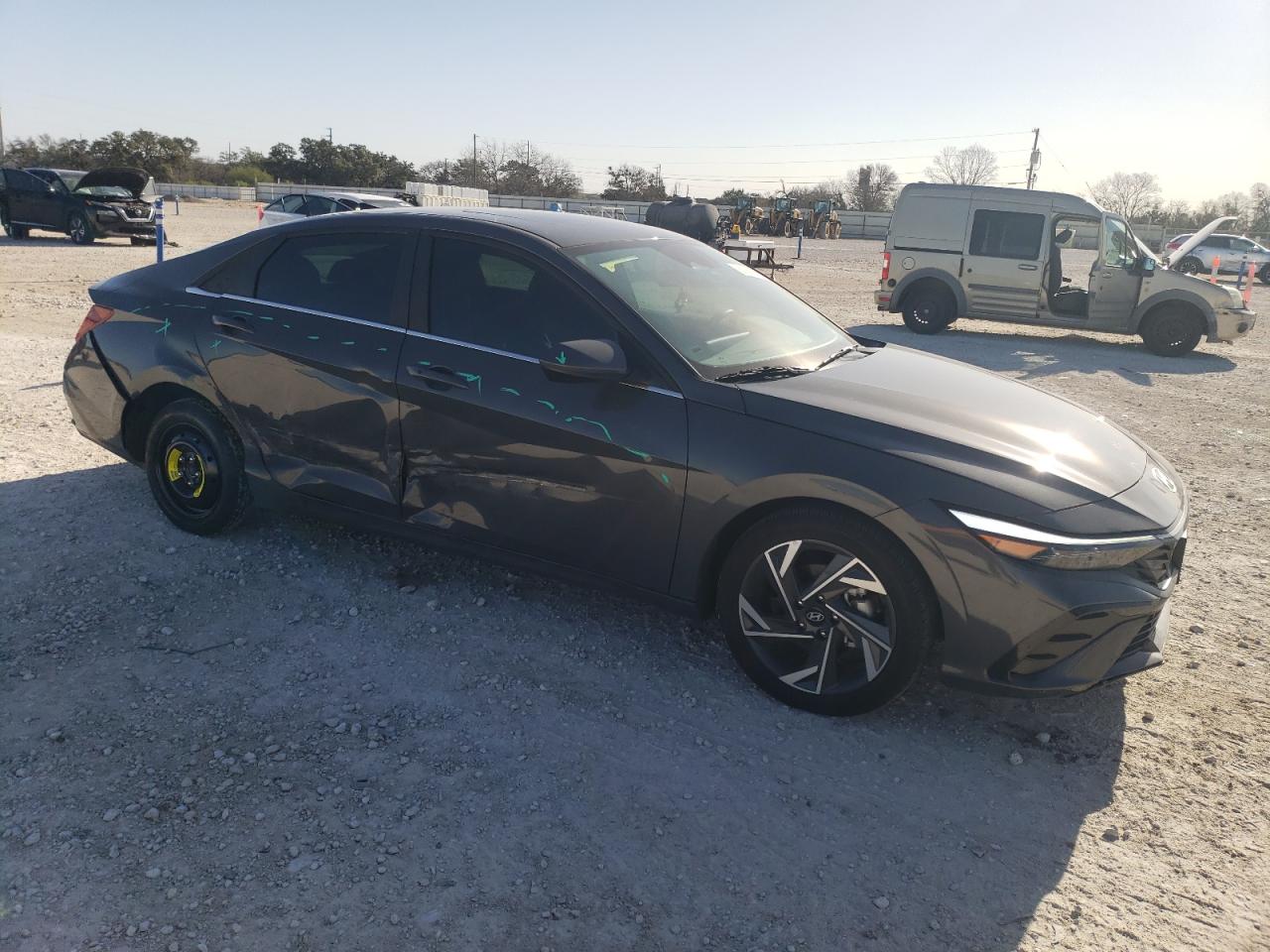 2024 Hyundai Elantra VIN KMHLS4DG7RU680731 Copart auction photo, all over damage thumbnail 4