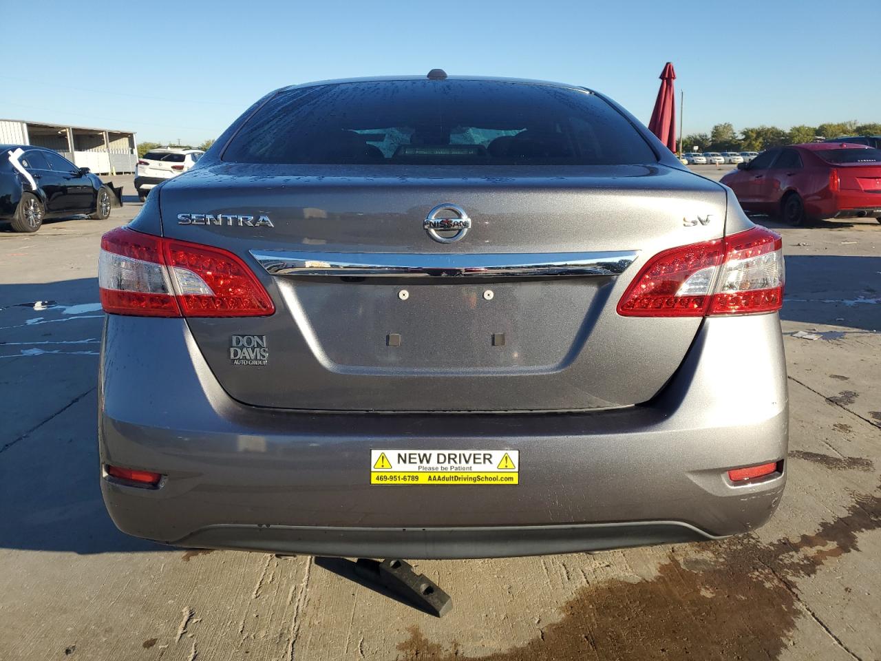 2015 Nissan Sentra VIN 3N1AB7AP0FL680094 Copart auction photo, front end / side damage thumbnail 6
