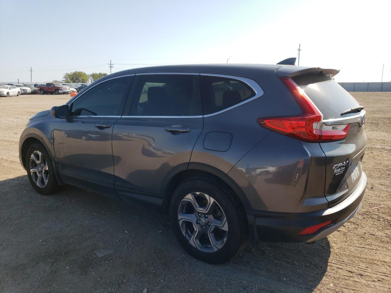 2019 Honda CR-V VIN 5J6RW2H53KA013849 Copart auction photo, rear end / hail damage thumbnail 2
