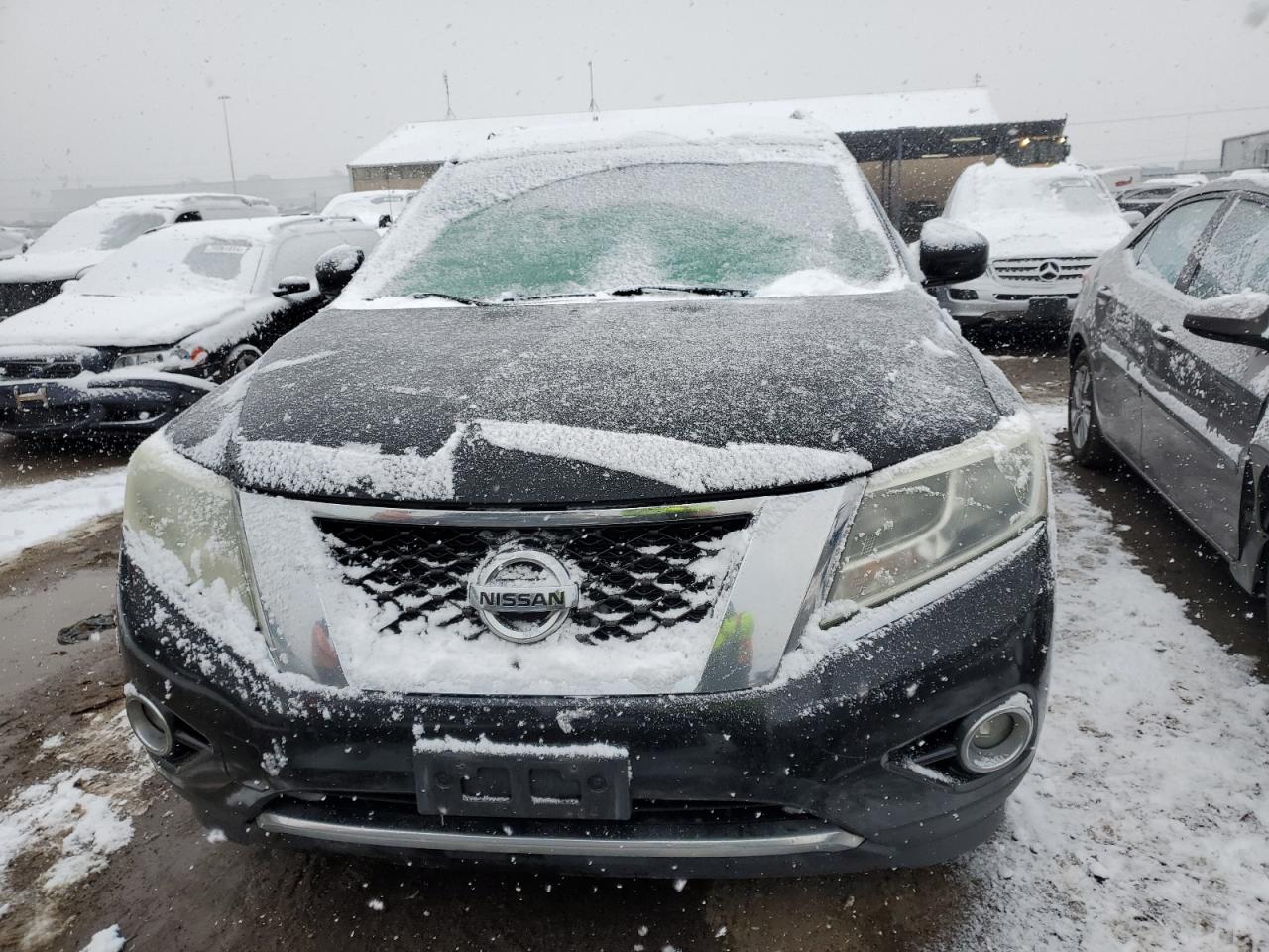 2014 Nissan Pathfinder VIN 5N1AR2MMXEC687573 Copart auction photo, rear end damage thumbnail 5