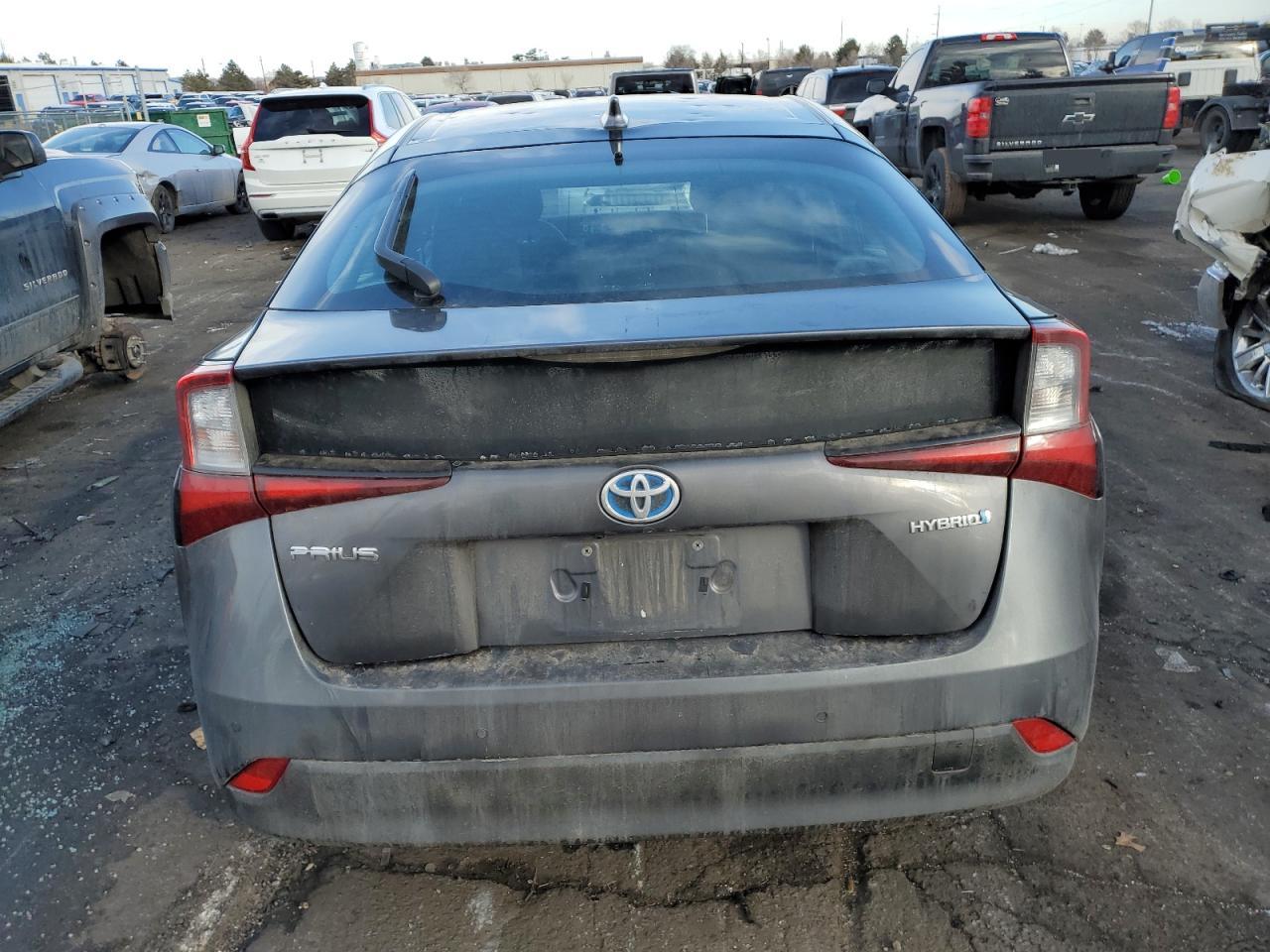 2021 Toyota Prius VIN JTDKAMFU7M3150036 Copart auction photo, front end damage thumbnail 6