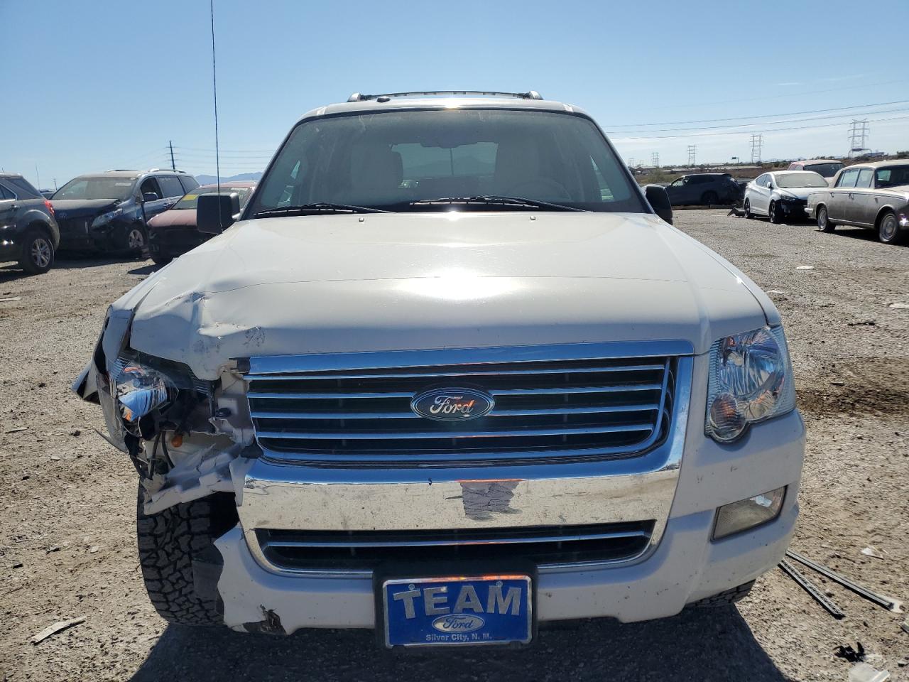 2010 Ford Explorer VIN 1FMEU7DEXAUA06838 Copart auction photo, front end damage thumbnail 5