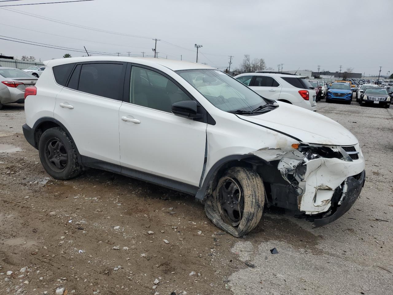 2014 Toyota RAV 4 VIN JTMBFREV7ED070577 Copart auction photo, front end / undercarriage damage thumbnail 4