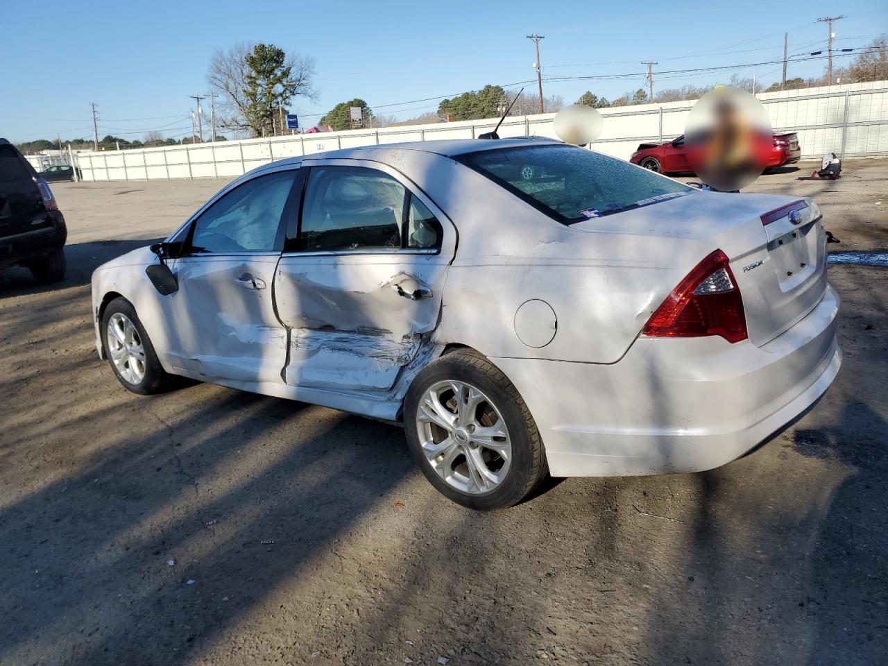 2012 Ford Fusion VIN 3FAHP0HA3CR400866 Copart auction photo, side / minor dent/scratches damage thumbnail 2
