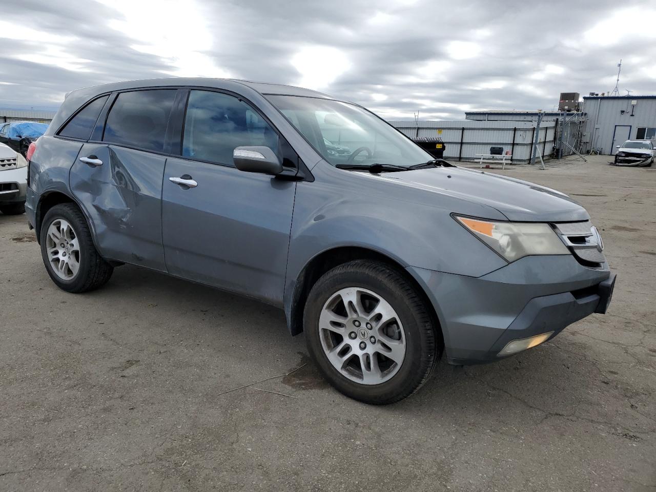 2008 Acura MDX VIN 2HNYD28278H524417 Copart auction photo, side / rear end damage thumbnail 4