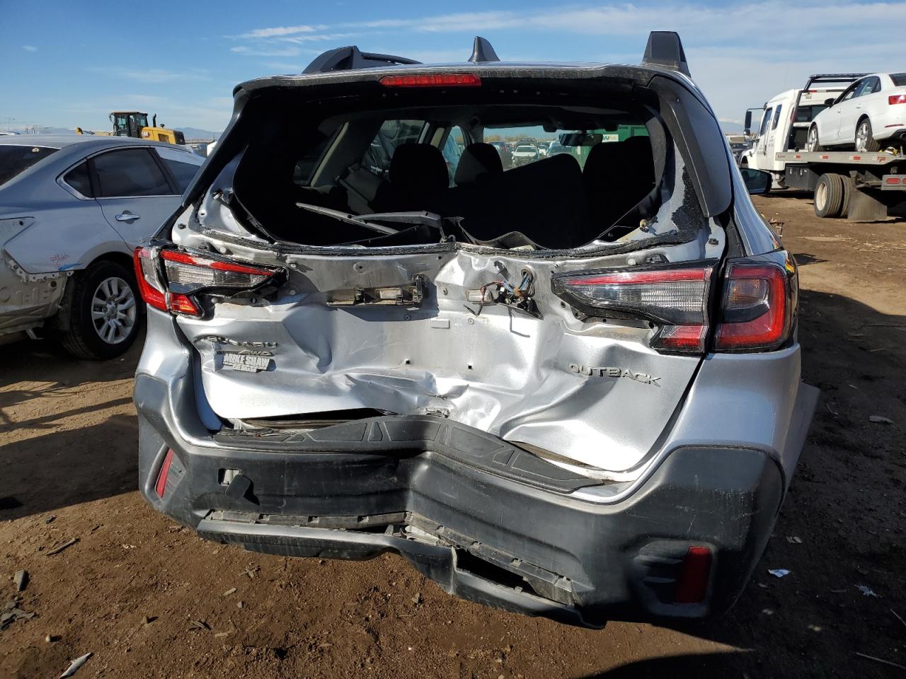 2021 Subaru Outback VIN 4S4BTADC1M3194838 Copart auction photo, undercarriage / all over damage thumbnail 6