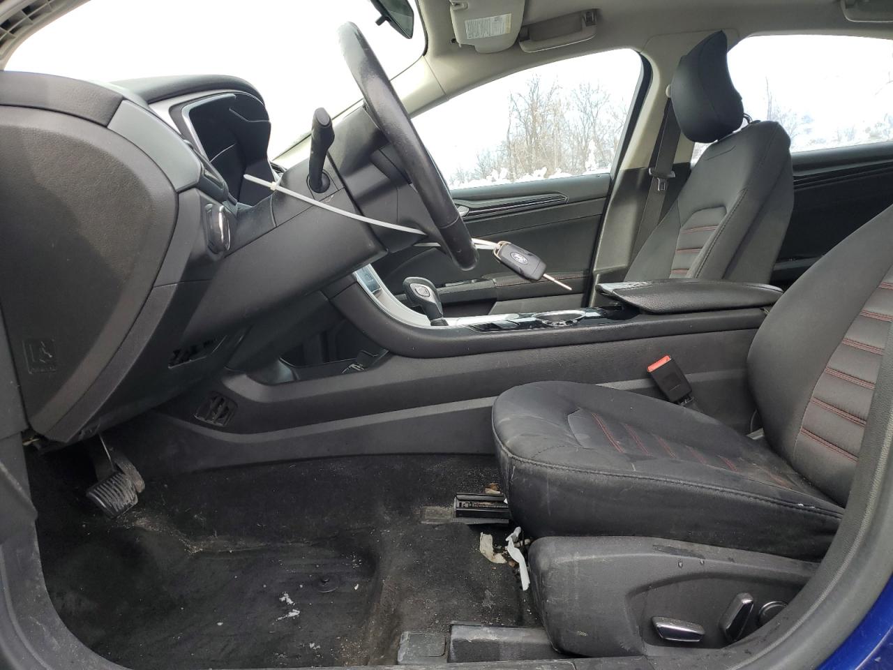 2014 Ford Fusion VIN 3FA6P0H73ER100923 Copart auction photo, side damage thumbnail 7