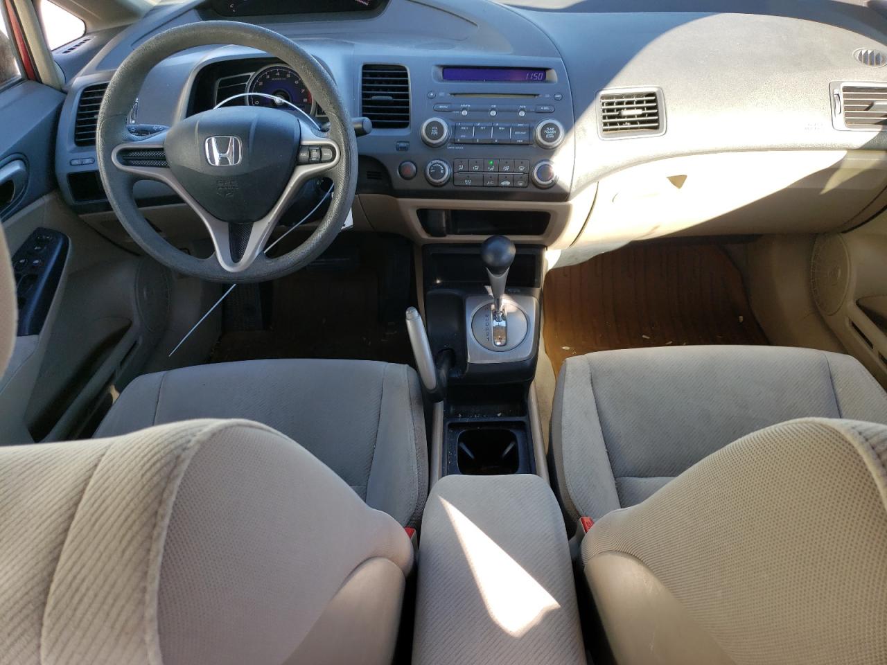 2009 Honda Civic VIN 19XFA16569E025747 Copart auction photo, rear end / hail damage thumbnail 8