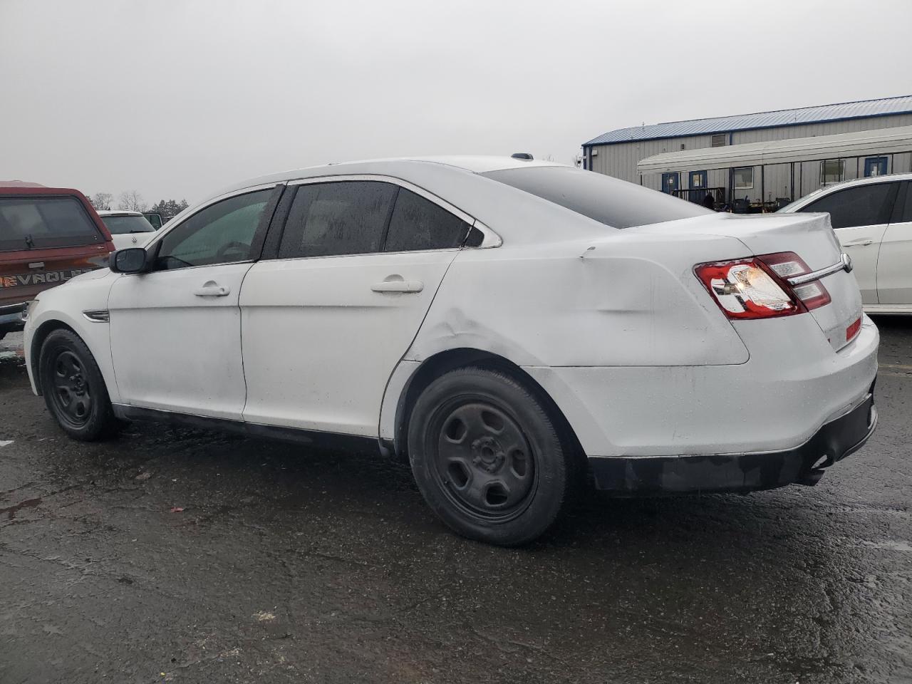 2014 Ford Taurus VIN 1FAHP2L83EG138213 Copart auction photo, rear end / side damage thumbnail 2