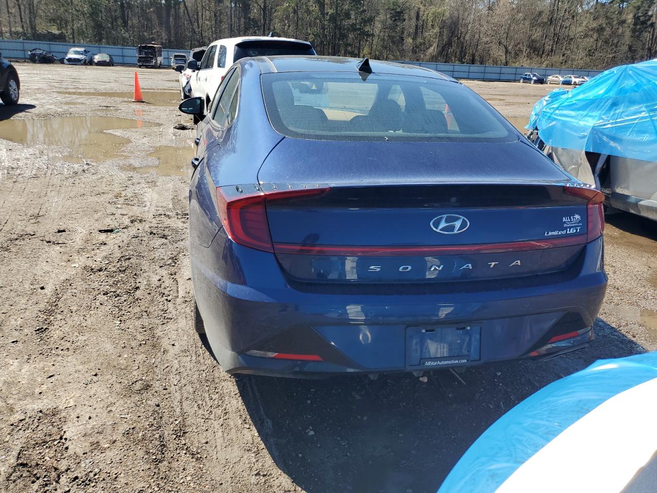 2021 Hyundai Sonata VIN 5NPEH4J26MH073601 Copart auction photo, front end damage thumbnail 6