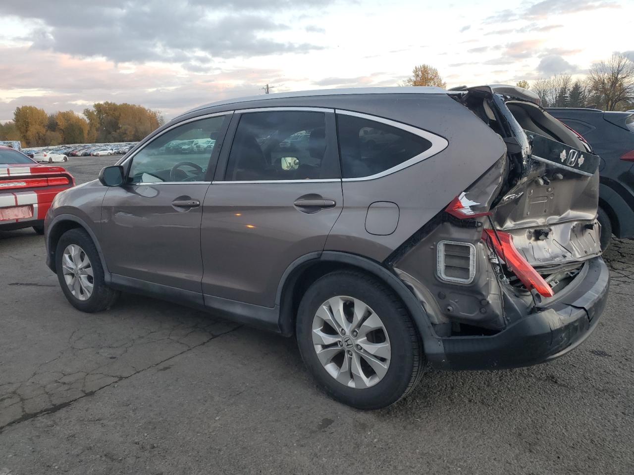 2013 Honda CR-V VIN 5J6RM3H77DL040783 Copart auction photo, rear end / side damage thumbnail 2